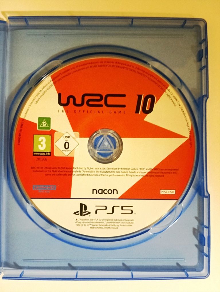 Видео игра WRC 10  за PS 5 , като нова .