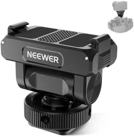 Нов Neewer Бърз Монтаж Адаптер за DJI Action 5/4/3 Cold Shoe за камера