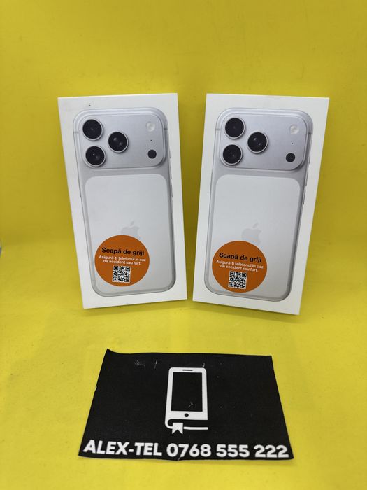 Alex-TEL® Apple iPhone 17 Pro 256GB Silver Sigilat Nou