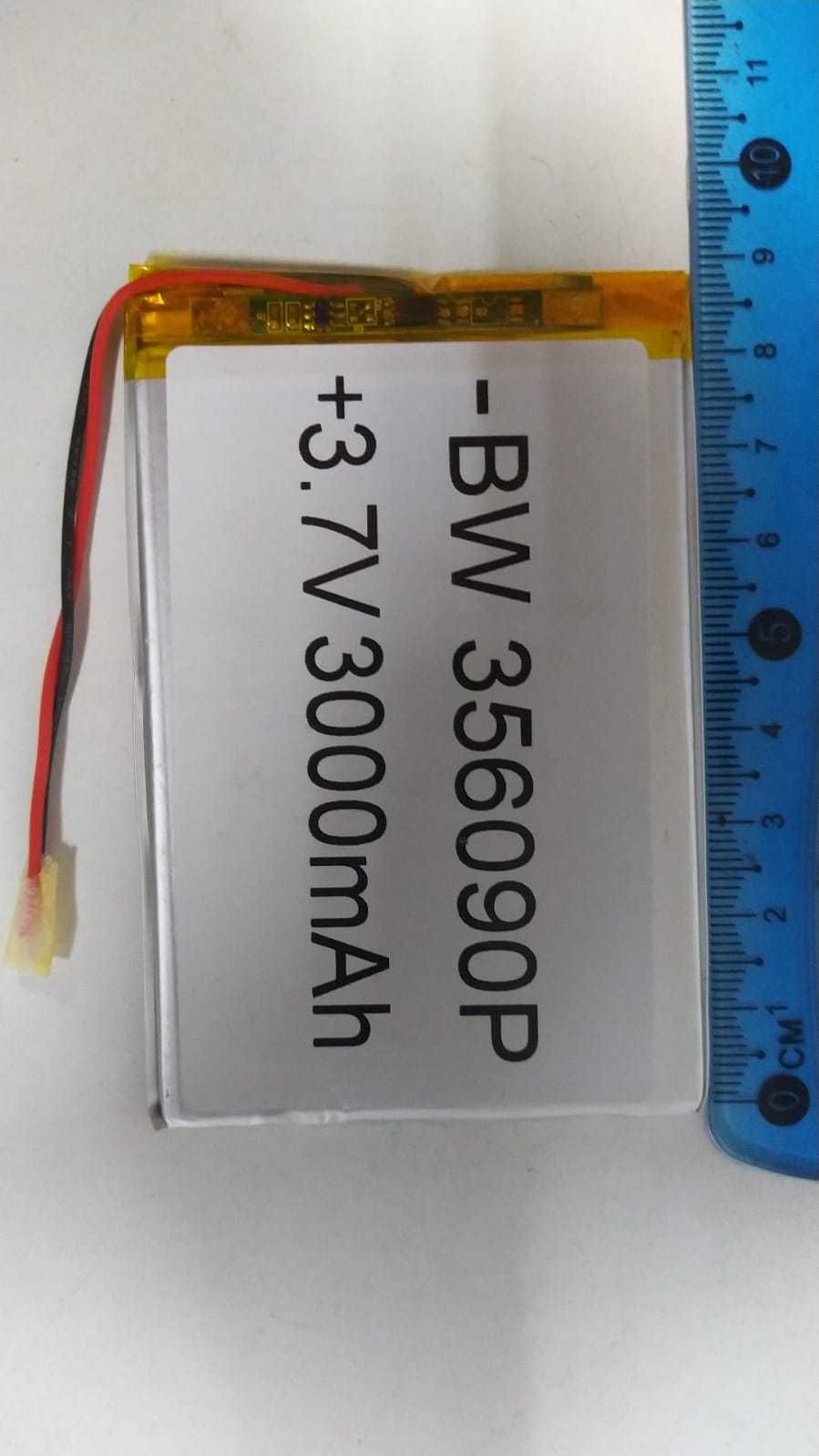 Литий-полимерный аккумулятор BW356090P (90X60X3mm) 3,7V 3000 mAh