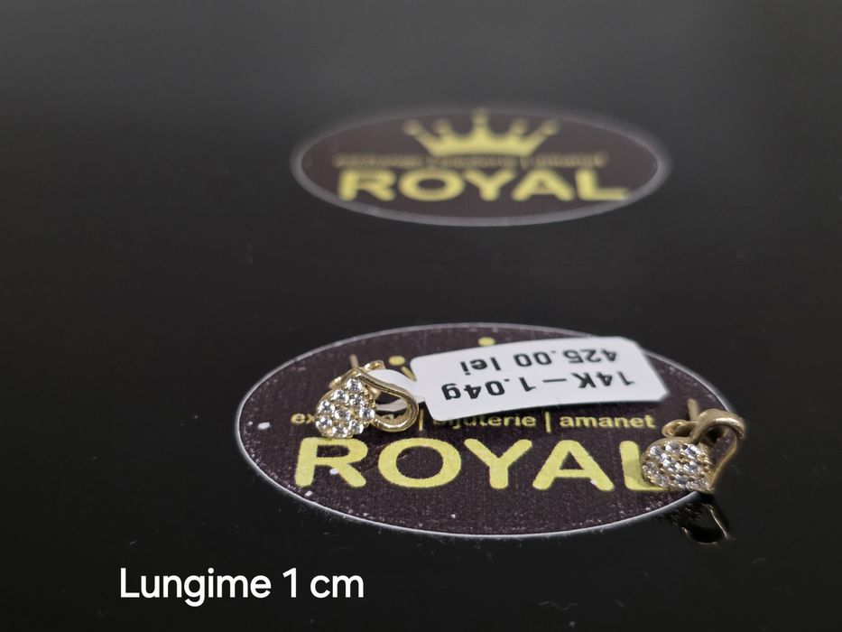 Bijuteria Royal: Cercei aur 14k/1.04 gr