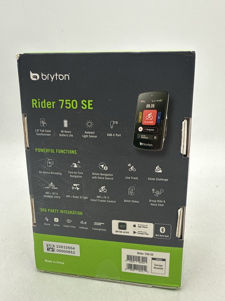 Bryton Rider 750 SE ciclocomputer Sigilat C1