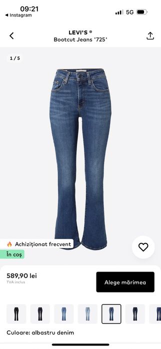 Levi’s 34/32 noi cu eticheta