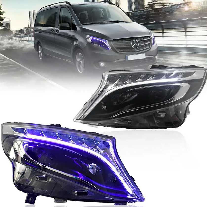 Динамични LED фарове Mercedes Vitow447 2016+