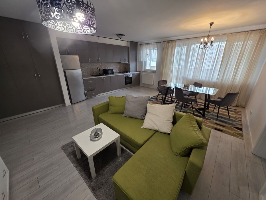 Apartament 2 camere de închiriat Borhanci, parcare subterană, etajul 1