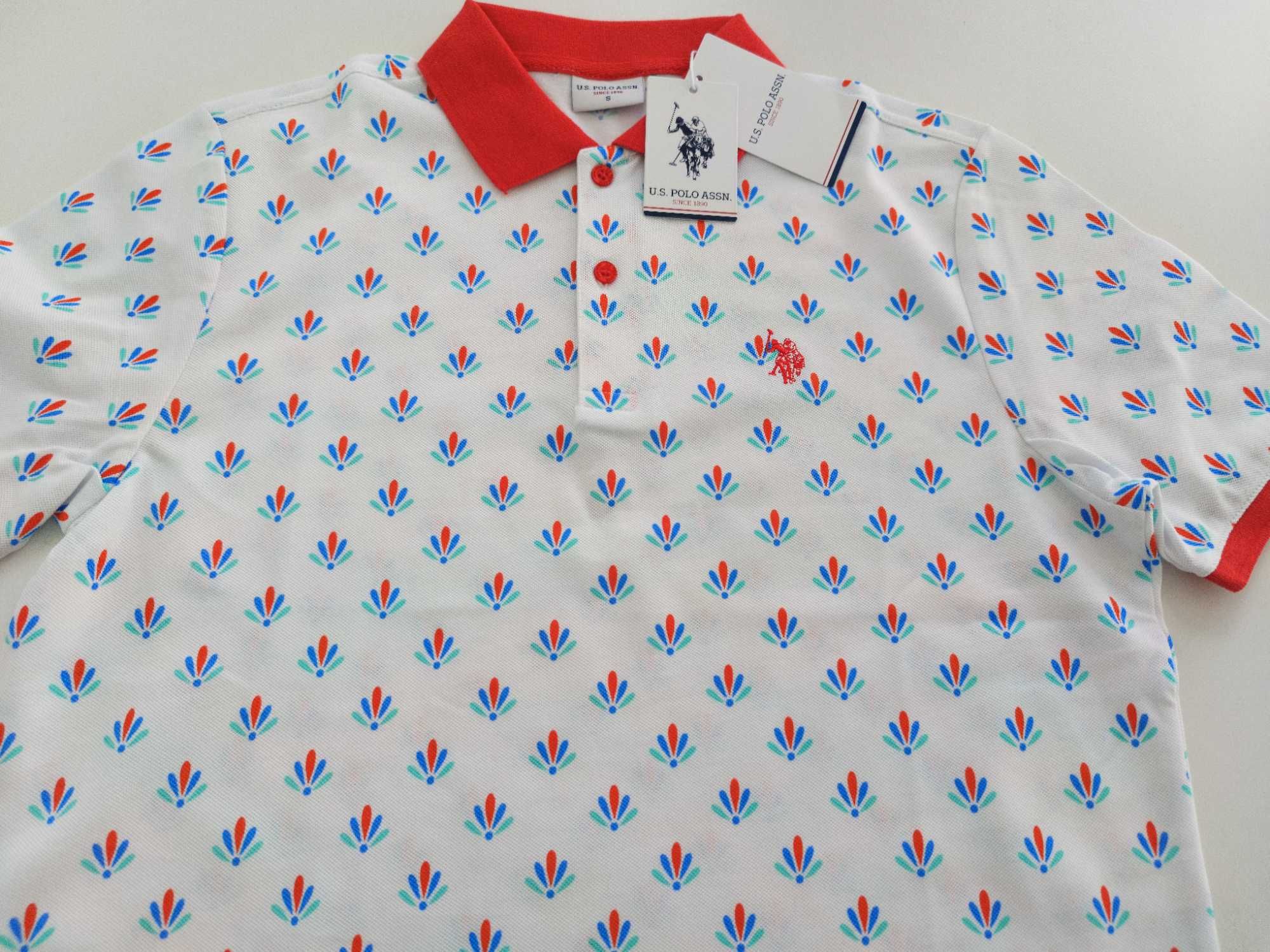 U.S. Polo Assn. S,M,L,XL,Оригинални мъжки тениски с яка