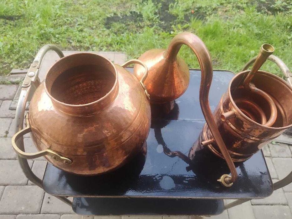 Vand Cazan Tuica nou tip "Al-Ambiq" 10 Litri, Cupru Pur