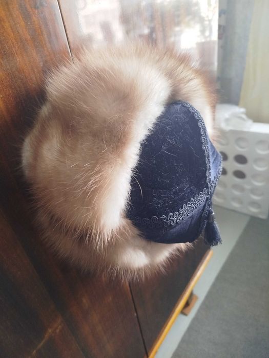 Тебетей Российская норка опушка и мягкий верх из бархата/велюра