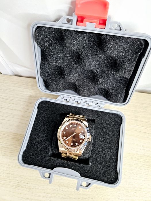 Seiko Datejust Skeleton Rose Gold Custom