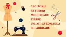 Atelier de croitorie. Reparatii, modificare si la comanda.