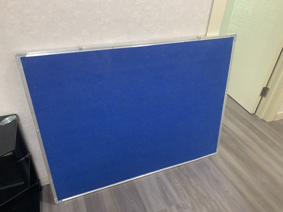 Пробковая текстильная доска 90 на 120