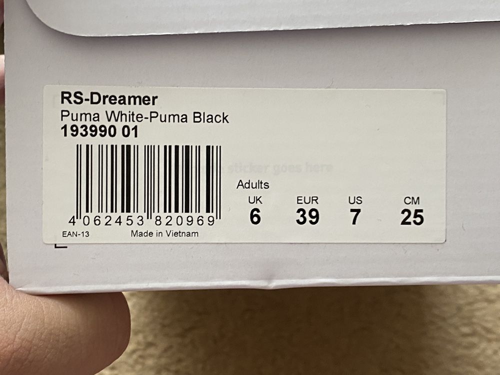 Puma RS X Dreamer / noi/ 39/ orig/ sneakers/ adidas/ basketball/ air