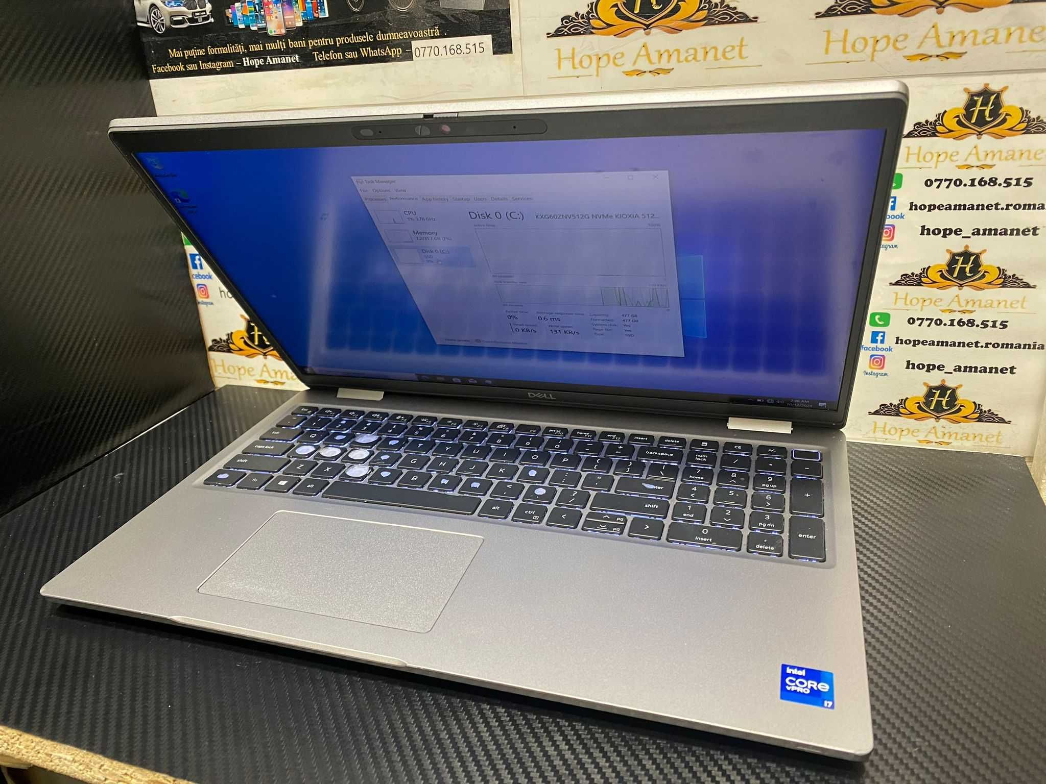 Hope Amanet P3 Laptop Dell Latitude 5520 / i7-1145 g7