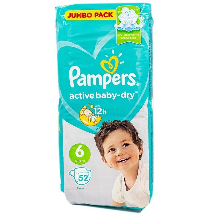 Памперс марки «Pampers” active baby-dry” 6 размер