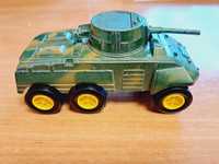 Tanc M8 vintage 70s marca americana TootsieToy Metal Armored Car Army