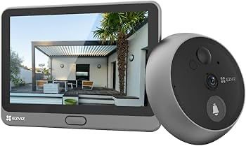 Vizor inteligent EZVIZ CP4 – Cameră pentru ușă cu ecran tactil,
