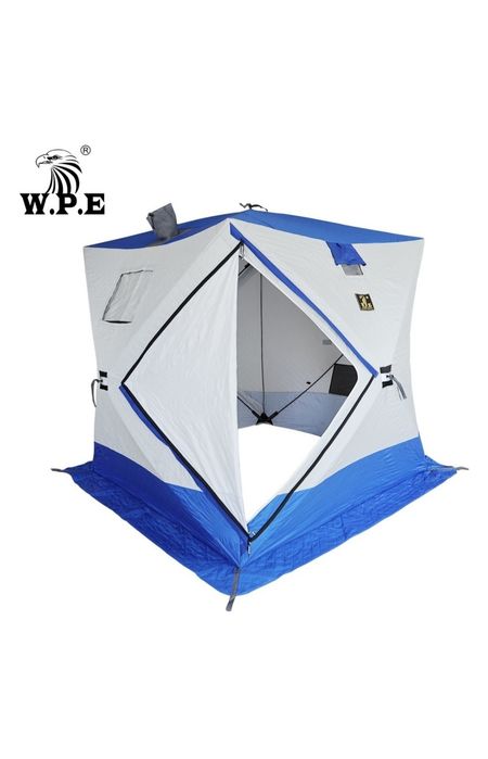Зимняя палатка"Куб" (автомат 3-х слойная) 2.5м*2.5м W.P.E 8065 новый