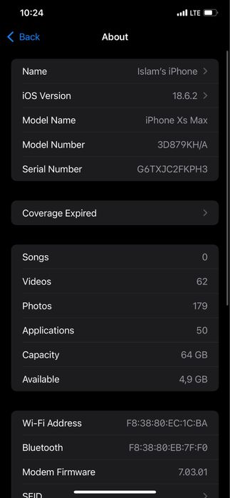 iPhone Xs Max (gold)