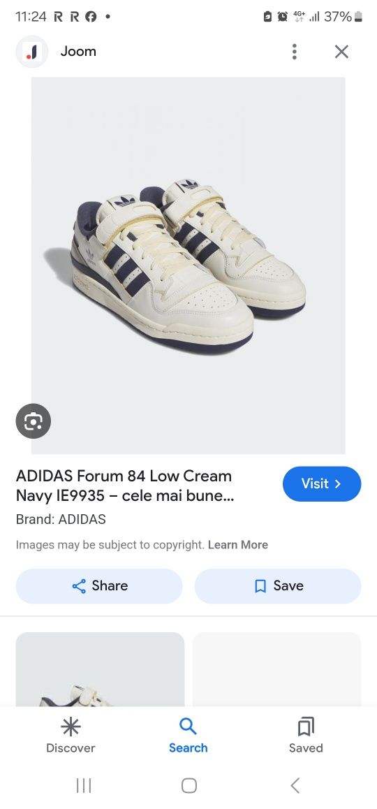 Adidas Forum Low 84 marimea 44 2/3