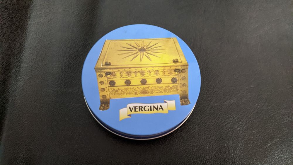 Set suport pahare din plută cu margine metalică, rotunde, set 6 buc