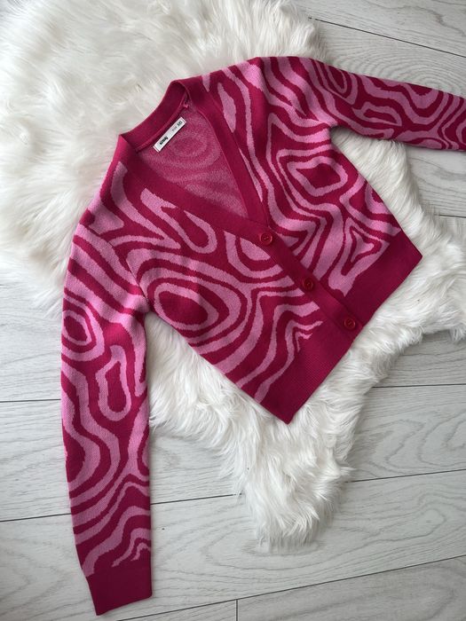 Cardigan cu model & croiala lejera