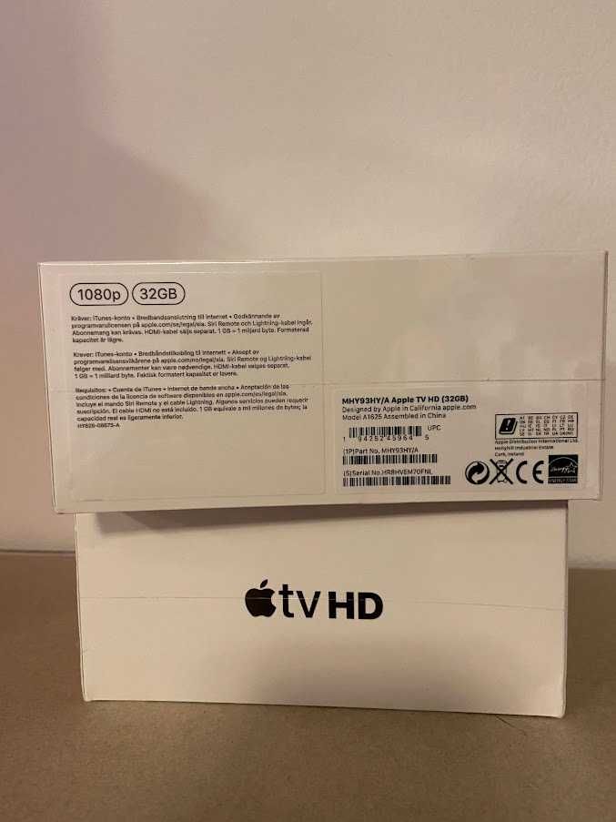 Apple TV HD 32GB, 4K 1st 2nd 3rd gen 32GB 64GB 128GB WiFi Noi/Sigilate