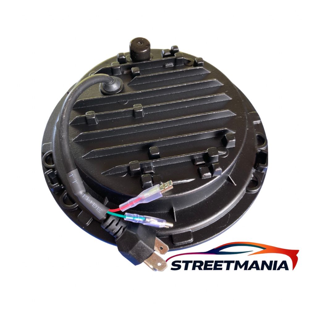 Нови LED фарове 7 инча (H4, дневни светлини + мигач) – 12V/24V