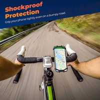 Suport telefon pentru bicicleta, silicon, reglabil rotatie 360, NOU