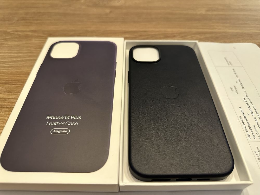 Husa piele originala Iphone 14 Plus