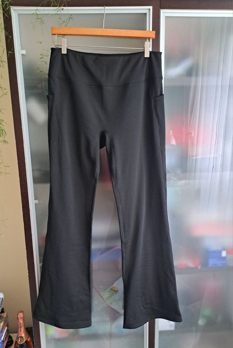 Pantaloni stretch evazati termici