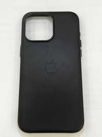 Чехол для iPhone 15 Pro Max, черный пластиковый, MagSafe