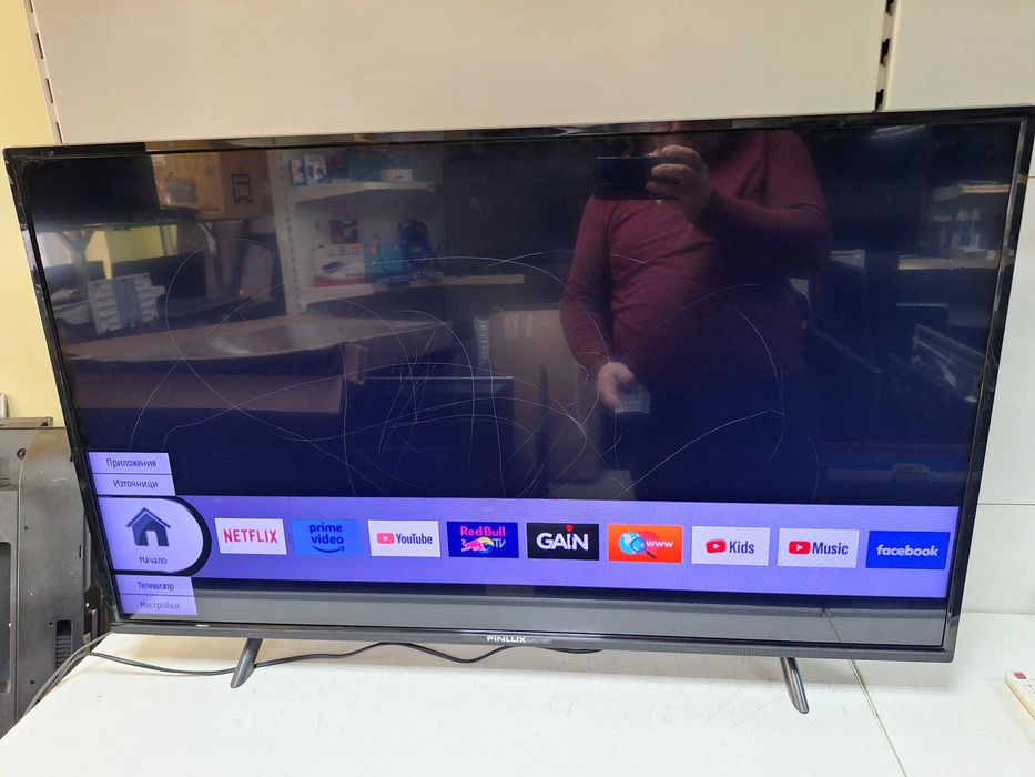 43" led smart tv Finlux телевизор
