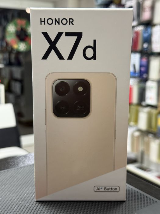Honor X7d,Velvet Black,256GB/8GB RAM *ЧистоНов**3г Гаранция*