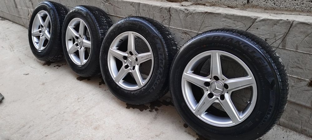 Мерс AMG диски с резиной размер 205/65/15 Triangle Резиная отличная