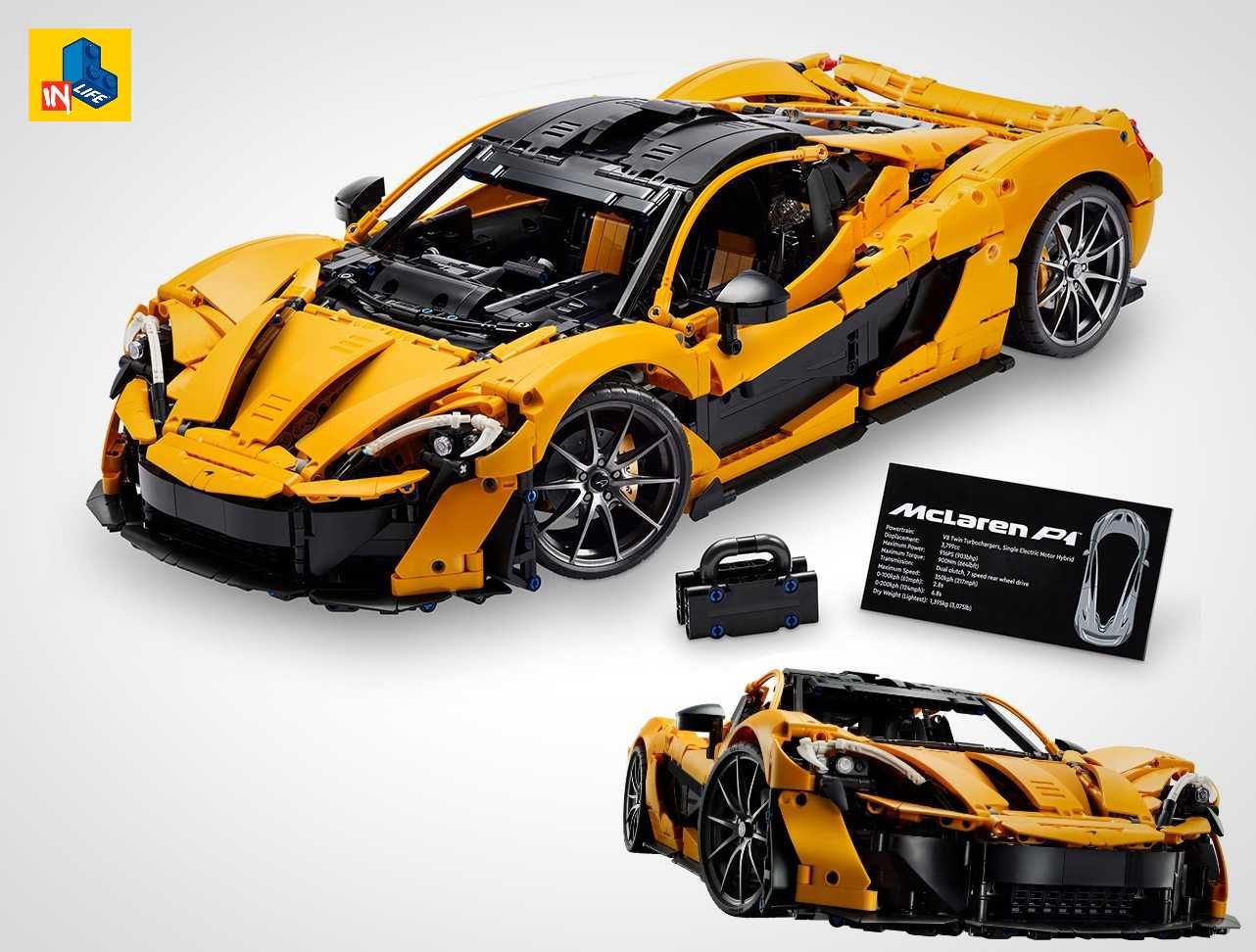 STOC NOU TIP lego masina McLaren P1 42172 3893pcs