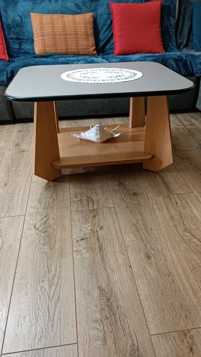 Măsuță de cafea cu blat gri