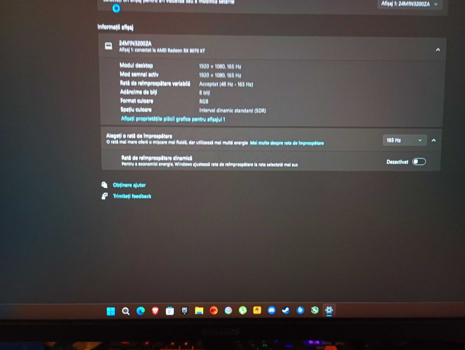 Monitor Philips 165hz
