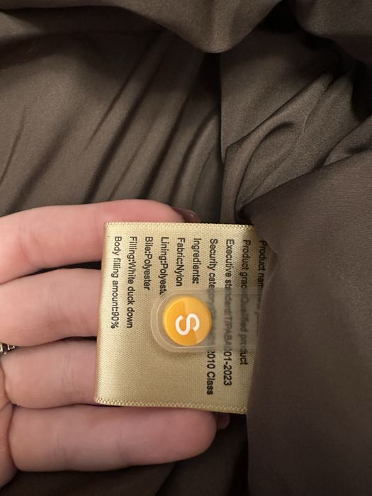 Geaca cu blana naturala de vulpe si puf de gasca