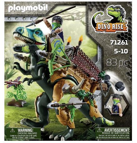 Playmobil Dino Rise T-Rex 71261, комплект за игри с динозавър, подвиж
