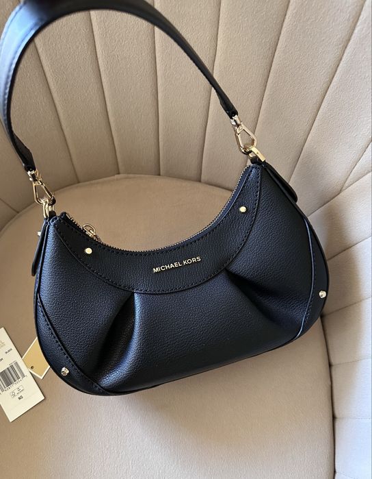 Michael Kors Enzo дамска чанта от естествена кожа