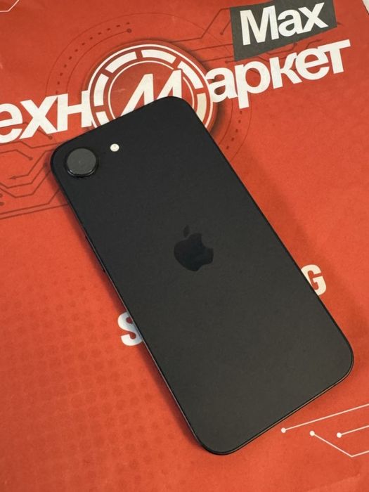 ***128GB iPhone 16e Гаранция Техномаркет 2027г. Black 16 e