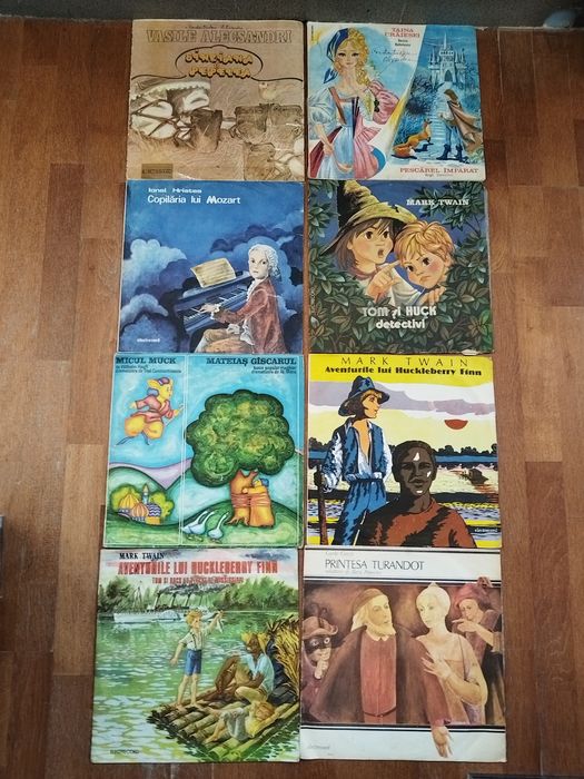 Discuri /Viniluri vechi românești cu povesti și basme