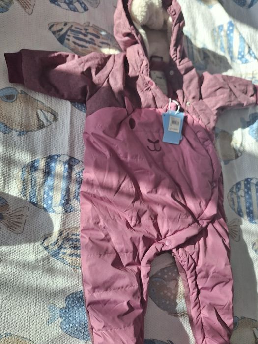 Sterntaler нов космонавт / ескимос за бебе момиче розов лилав р. 80