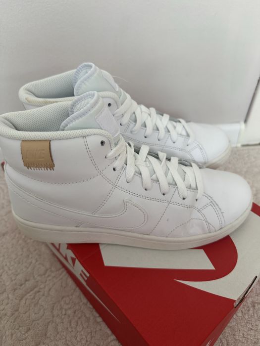 Високи кецове Nike естествена кожа