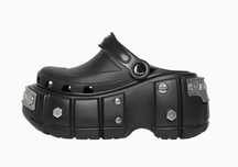 Crocs Кроксове Balenciaga Hardcrocs Slide x Crocs 'Black' номер 41-42