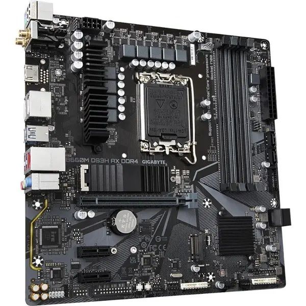 Placa de baza GIGABYTE B660M DS3H DDR4, Intel B660, LGA 1700, mATX