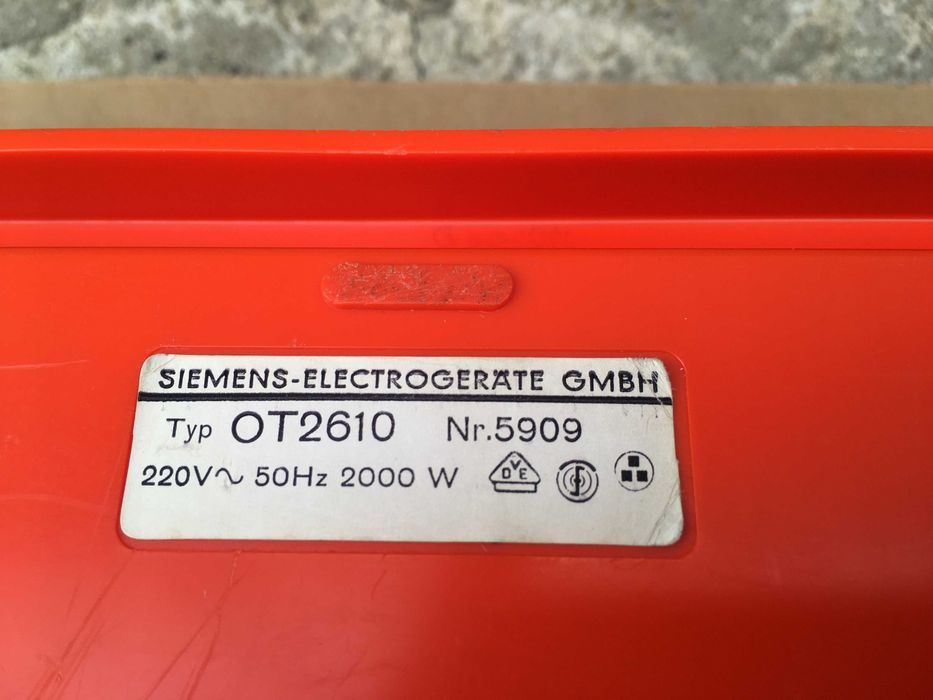 печка тип "духалка" SIEMENS" 2000W