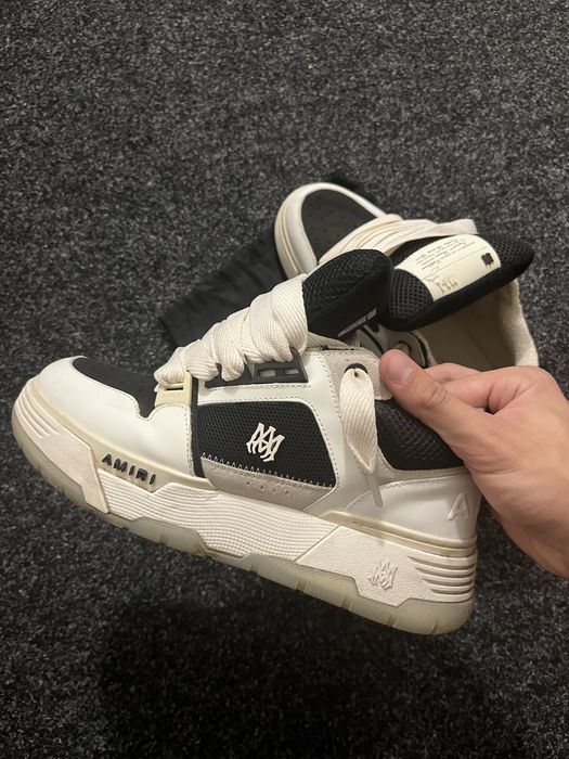 Amiri Ma1 negru cu alb