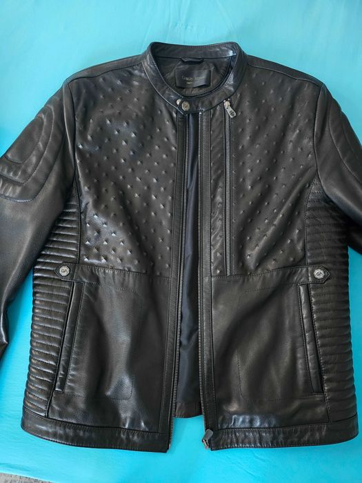 Кожено яке мъжко ххл вталено