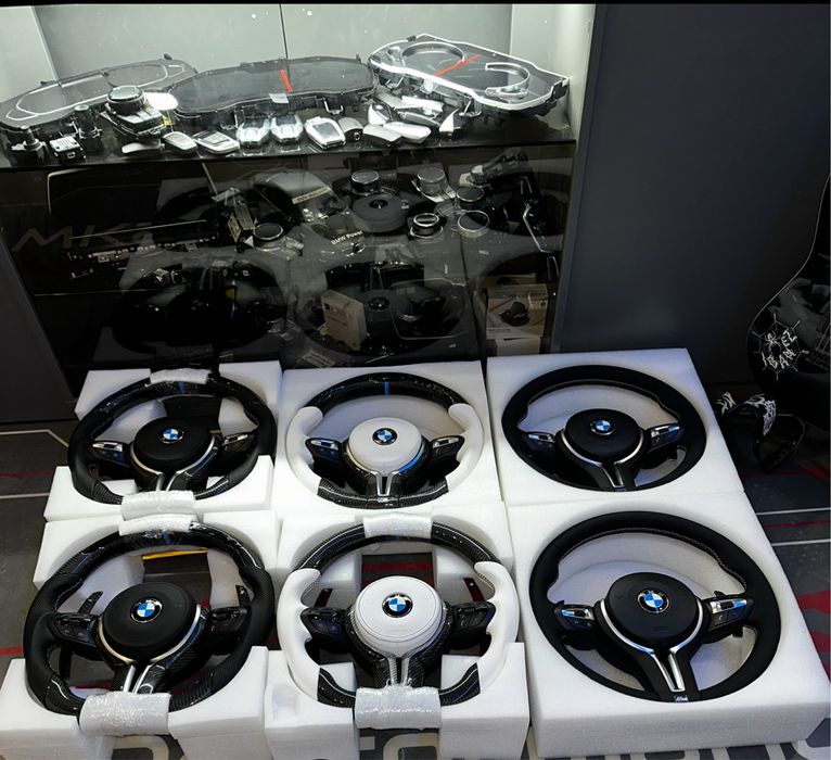 Volan BMW M CARBON / LED / Vibratii / Incalzire / DISTRONIC! SERIA F/E